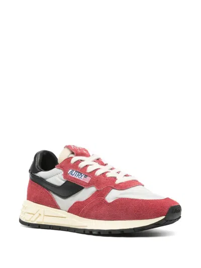 Autry Reelwind Low-cut Sneakers In Red