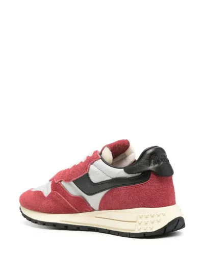 Autry Reelwind Low-cut Sneakers In Red