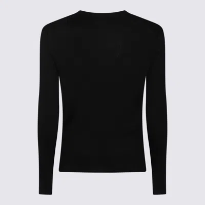 Tom Ford Straight Hem Long-sleeved T-shirt In Black