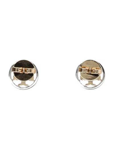 Shop Tory Burch Miller Stud Earring In Tory Gold / Tory Silver