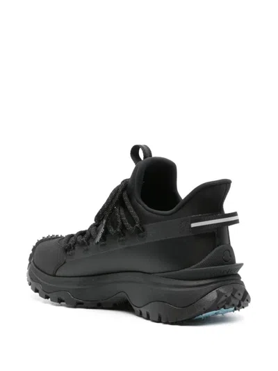 Moncler Trailgrip Lite2 Low Top Sneakers Shoes In Black