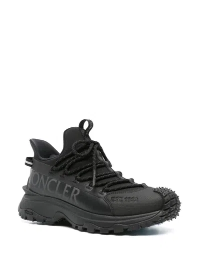 Shop Moncler Trailgrip Lite2 Sneakers Shoes In Black