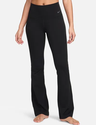 Nike Women's Zenvy High-waisted Flared Leggings In Black