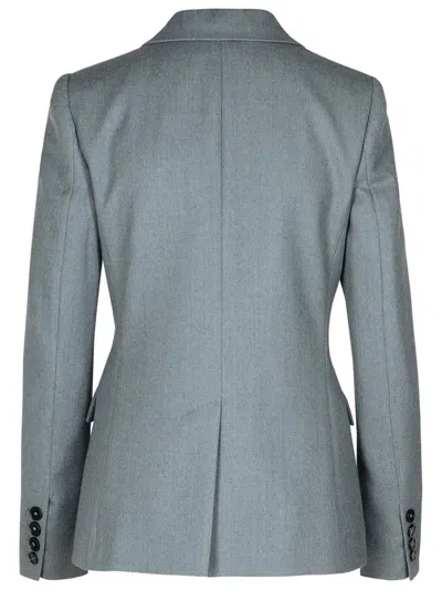 Stella Mccartney Single-breasted Tailored Blazer In Grey