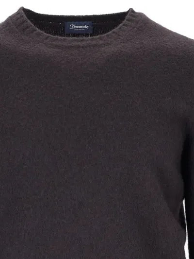 Drumohr Cotton Jersey In Brown