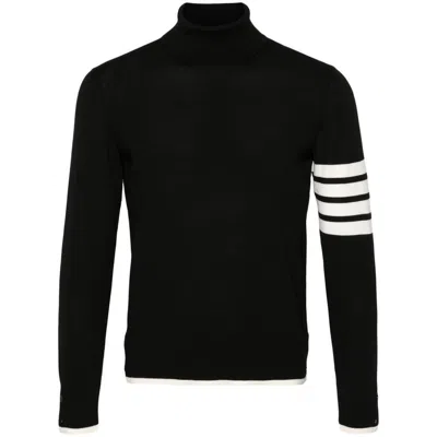 Shop Thom Browne Sweaters In Black