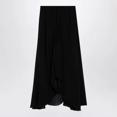 Shop Chloé Flowing Skirt In Black