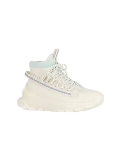 Shop Moncler Sneakers In White