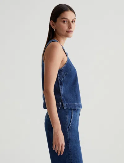 Ag Jeans Amelia Tank In Blue