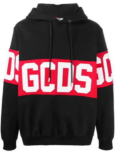 Shop Gcds Band Logo Hoodie In Black