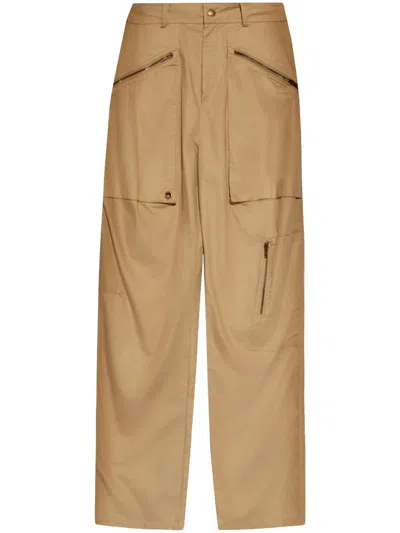 Isabel Marant Cargo Pant With Classic Utility Style In Brown