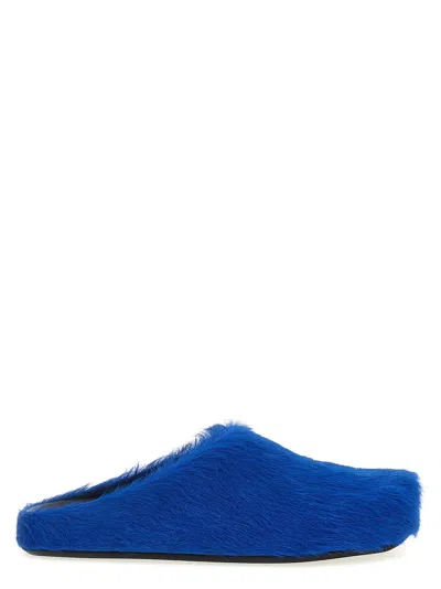 Shop Marni Fussbett Sandals In Blue