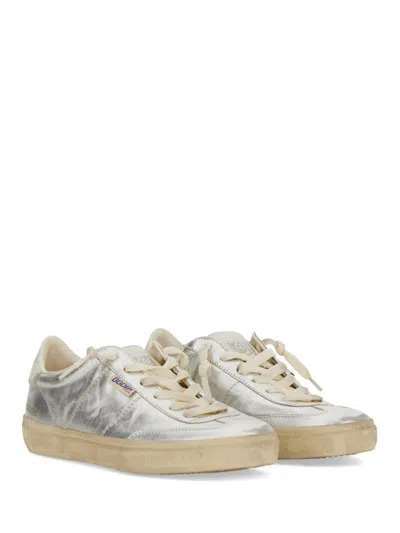 Shop Golden Goose "soul Star" Sneaker In Silver