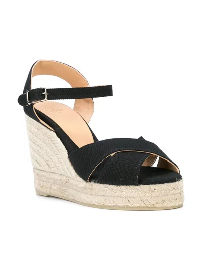 Castaã±er Castaner Blaudell Raffia Wedge Espadrilles