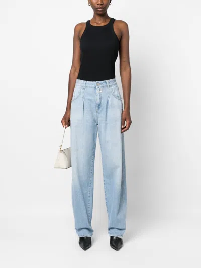 Closed Ribbed-knit Tank Top