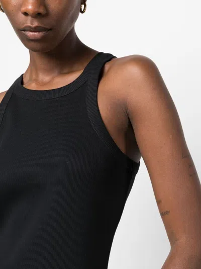 Closed Ribbed-knit Tank Top