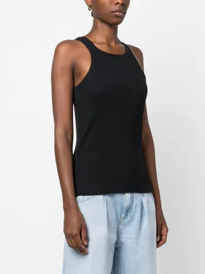 Closed Ribbed-knit Tank Top