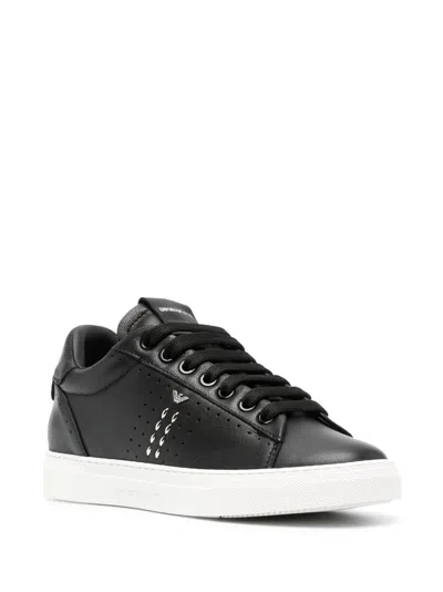 E 'clat Logo Leather Sneakers