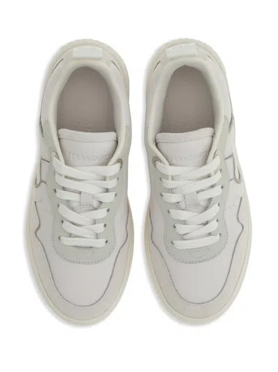 Ferragamo Women Gancini Leather Sneakers