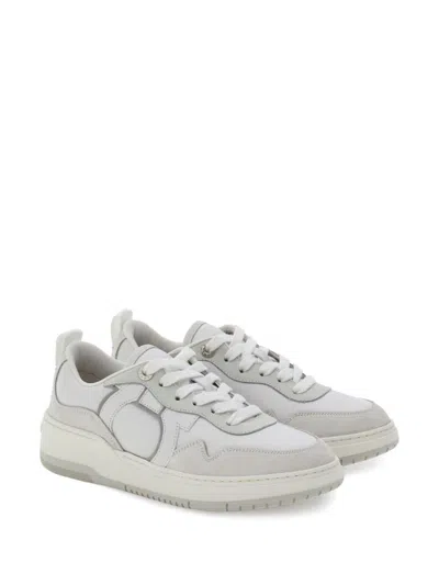 Ferragamo Women Gancini Leather Sneakers