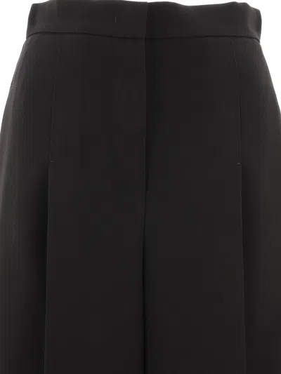 Shop Max Mara "lino" Wide Cady Trousers