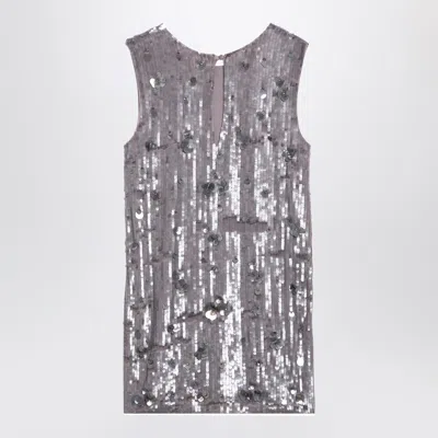 P.a.r.o.s.h Mélange Micro Sequined Mini Dress