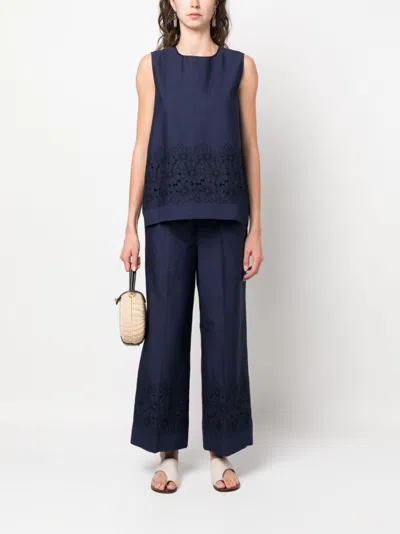 P.a.r.o.s.h Parosh Cotton Embroidered Top