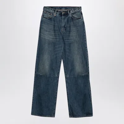 R13 Dawson Wide Washed Jeans