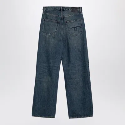 R13 Dawson Wide Washed Jeans