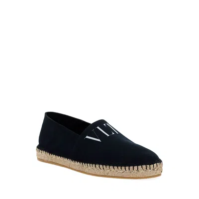 Valentino Garavani Vltn Espadrilles In Black