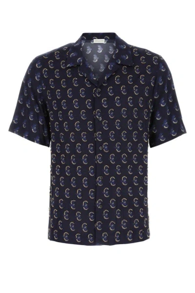 Dries Van Noten Carltone Camp-collar Embellished Voile Shirt In Multicolor