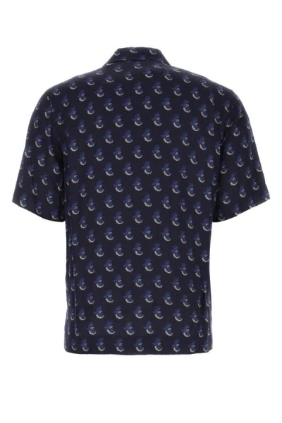 Dries Van Noten Carltone Camp-collar Embellished Voile Shirt In Multicolor