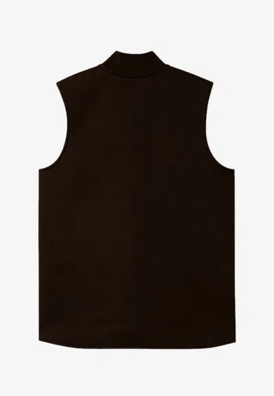 Carhartt Dearborn Canvas Classic Vest In Brown