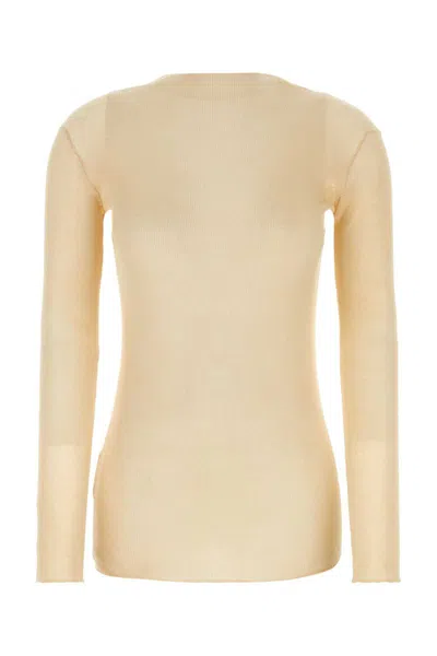Prada Maglione In Cotone Sabbia Donna In Beige O Tan