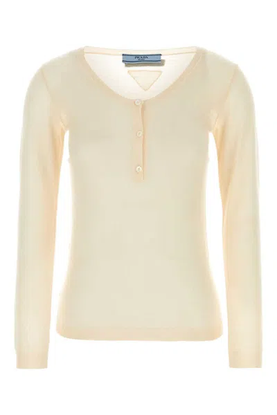 Prada Women's Skin Cashmere Blend Sweater In Pink