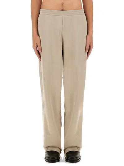 Helmut Lang Jogging Pants With Zipper In Neutral