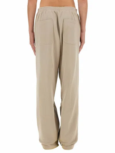 Shop Helmut Lang Jogging Pants With Zipper In Grey