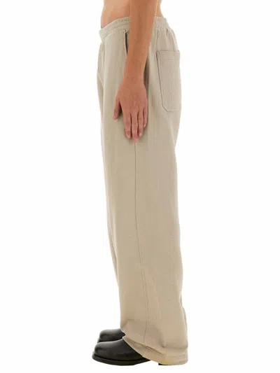 Helmut Lang Jogging Pants With Zipper In Neutral