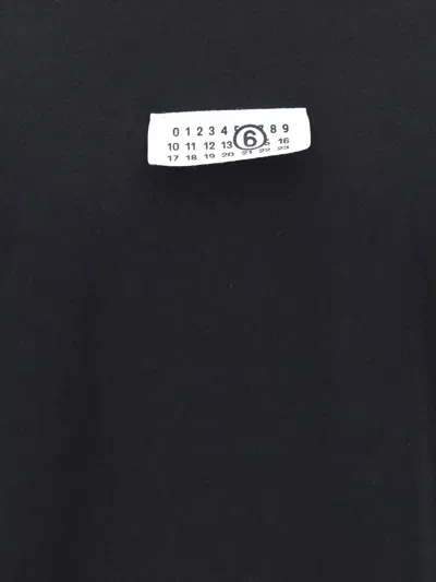 Shop Mm6 Maison Margiela T-shirts In Black