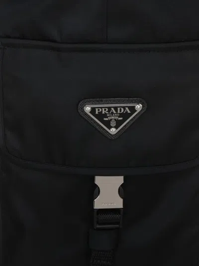 Shop Prada Pants In Black