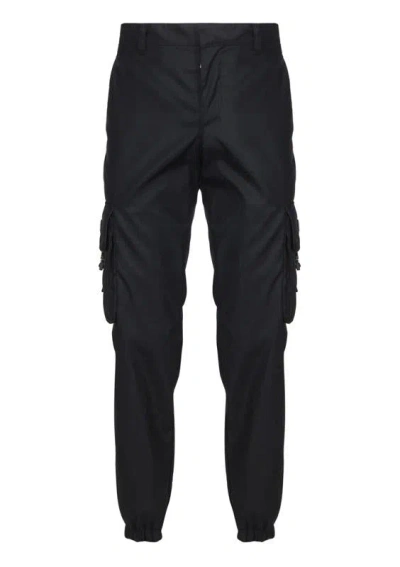 Shop Prada Pants In Black