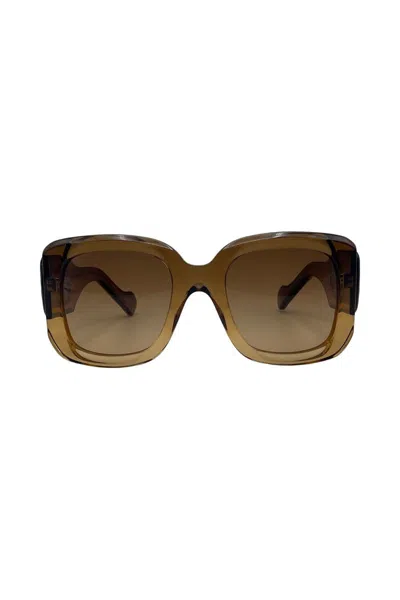 Balenciaga Square-frame Sunglasses Accessories In Brown