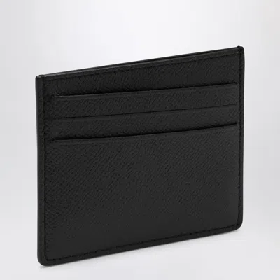 Shop Maison Margiela Black Leather Card Holder