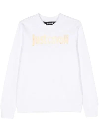 Shop Just Cavalli Sweaters In White