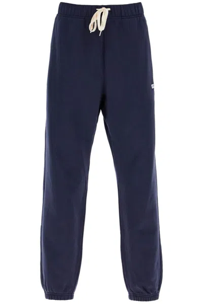 Shop Autry Relaxed Fit Fleece Joggers For In Blue