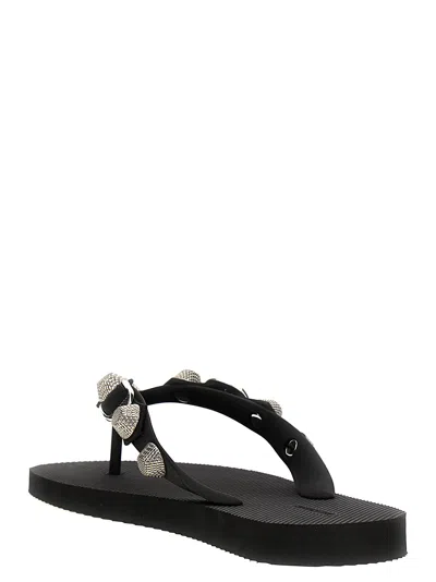 Shop Balenciaga Holiday Capsule 'cagole' Thong Sandals