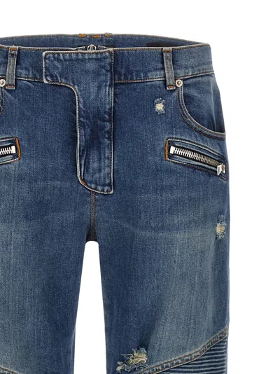 Shop Balmain 'biker' Jeans