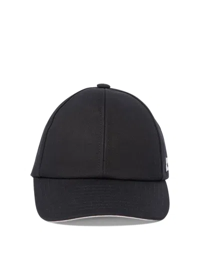 Courrèges Reedition Vinyl Cap With Ac Logo In Black