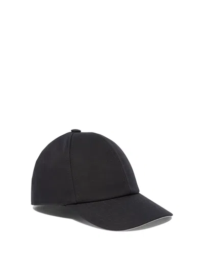 Courrèges Reedition Vinyl Cap With Ac Logo In Black
