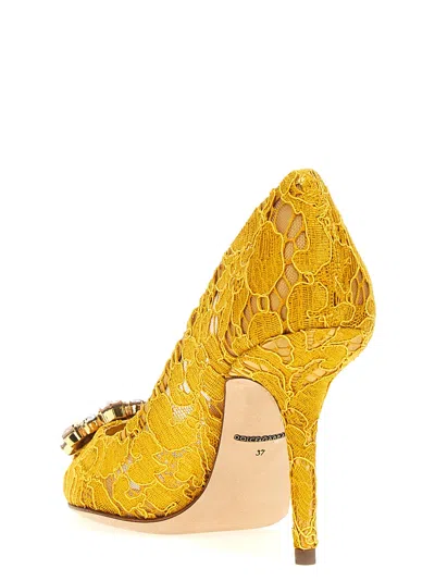 Dolce & Gabbana Bellucci Taormina Lace Pumps With Crystals